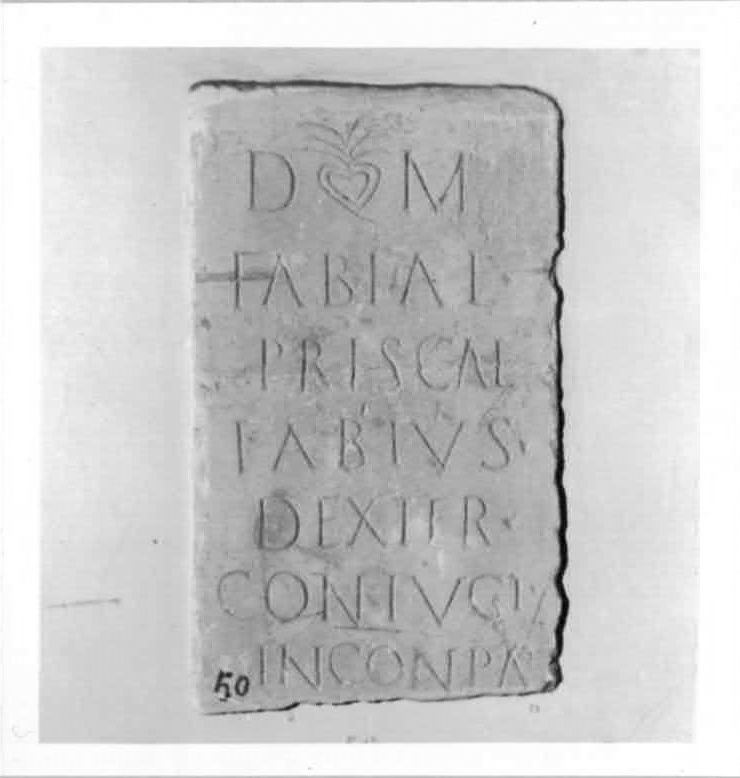 iscrizione, sepolcrale - età romana imperiale (III d.C, II d.C)