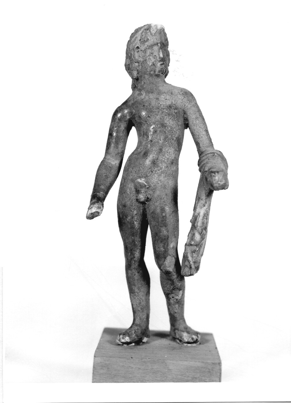 efebo (bronzetto) - età romana (metà II a.C, I a.C)