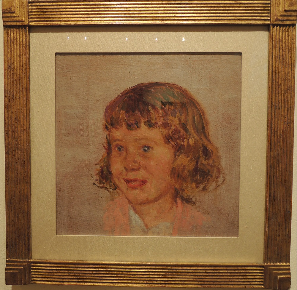 Vittoria, Volto di bambina (dipinto) di Kienerk Giorgio (sec. XX)