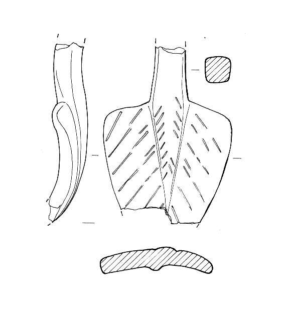 manico di Blechkanne, tipo Bolla IIb1 (II-III d.C)