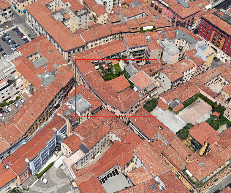 Tratto di cinta muraria tardorepubblicana (Cinta muraria) - Verona (VR)  (metà I a.C)