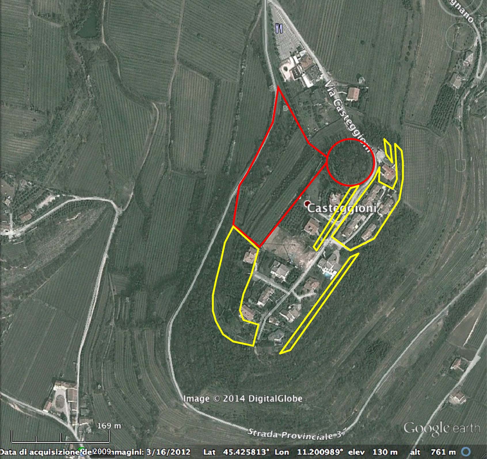 Monte Casteggioni/ Castejon (sito pluristratificato) - Colognola ai Colli (VR)  (età del Ferro/epoca medievale)