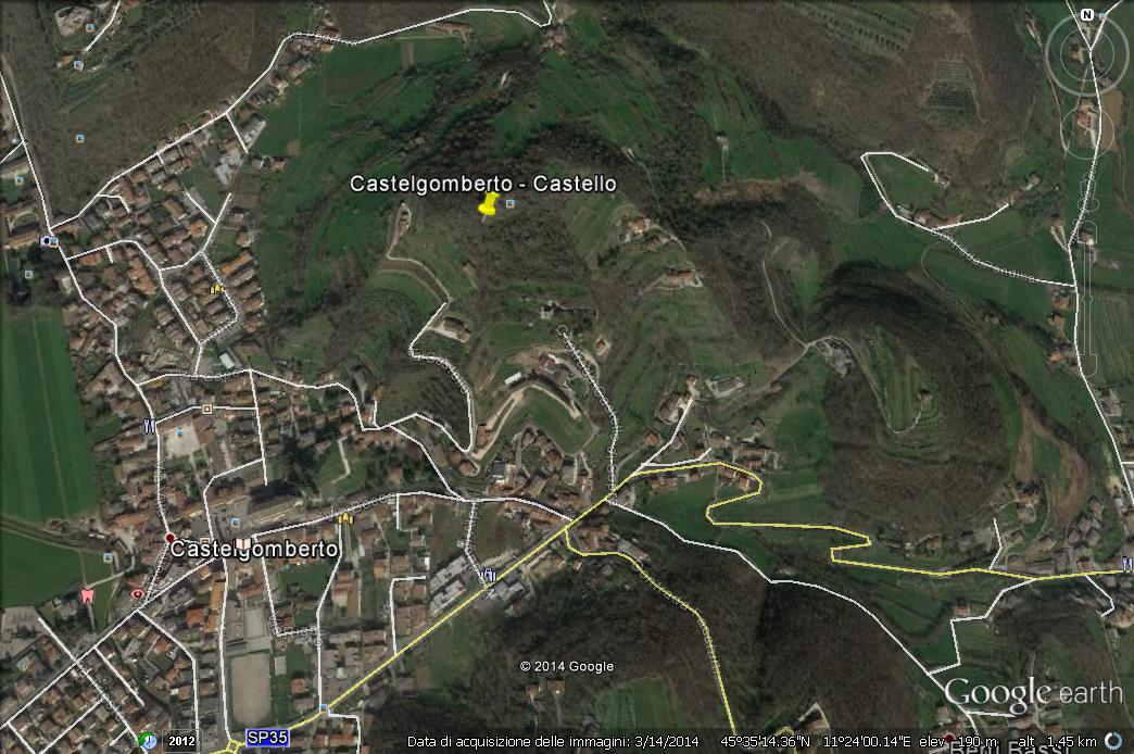 Via Castello (insediamento) - Castelgomberto (VI)  (Eta' del bronzo)