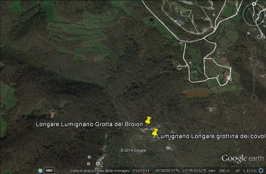 Grotta del Broion (insediamento) - Longare (VI)  (Paleolitico)
