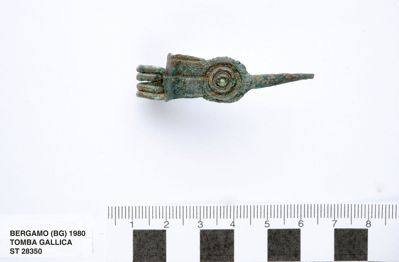 fibula, tipo Cenisola - Tardo La Tène (metà I a.C)