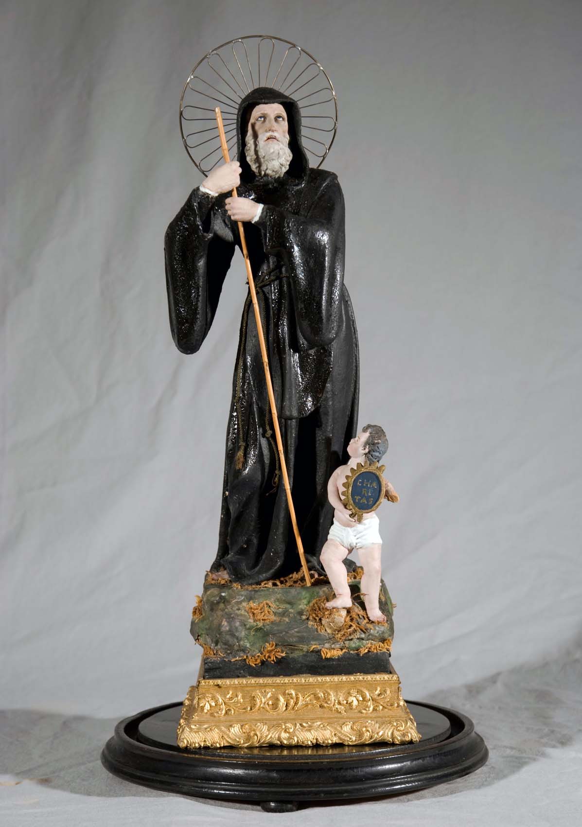 San Francesco di Paola, San Francesco di Paola (statua, opera isolata) di mancante (bottega) - ambito leccese (metà XX)
