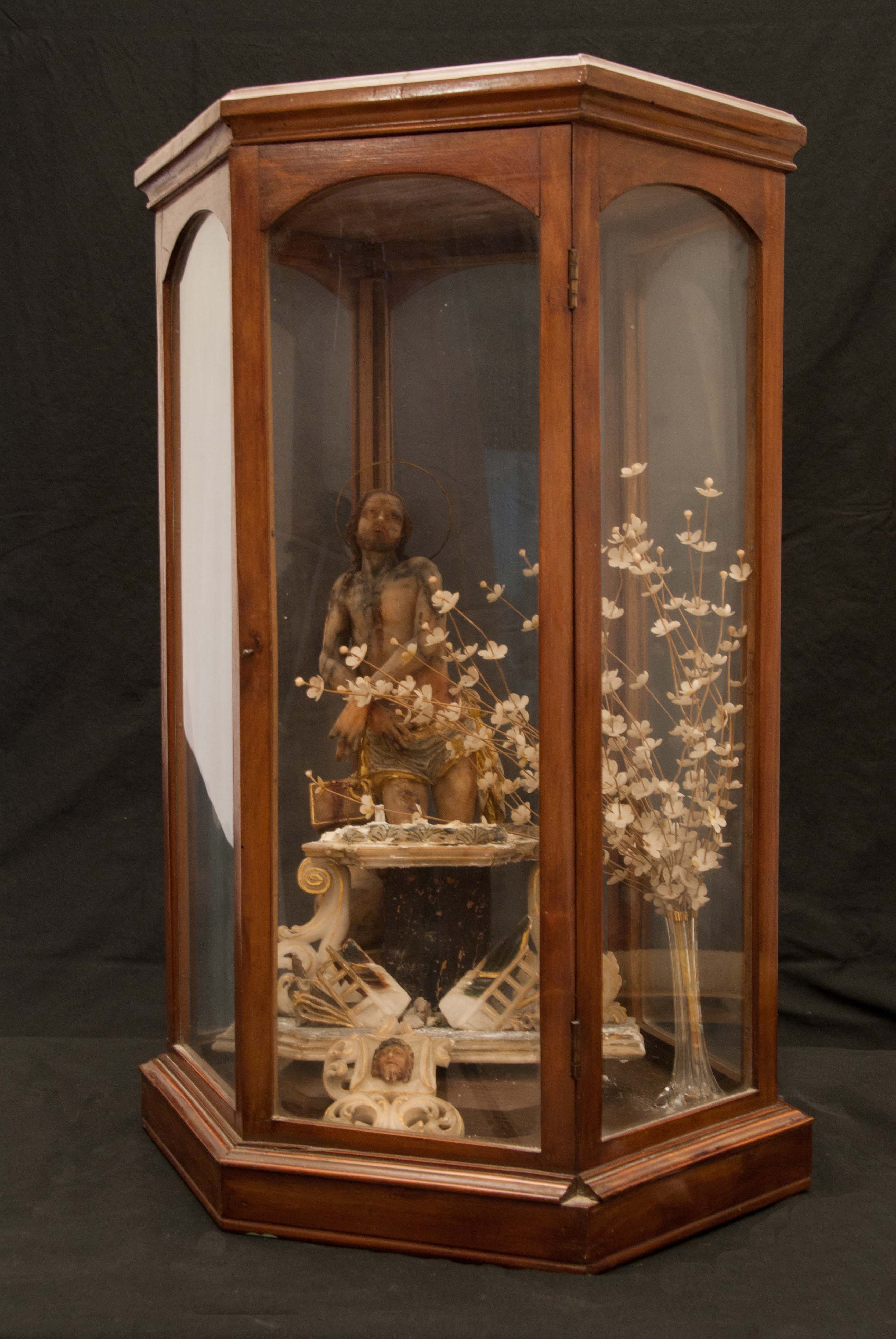 Cristo alla colonna (scultura, opera isolata) di mancante (bottega) - ambito leccese (fine XVIII)