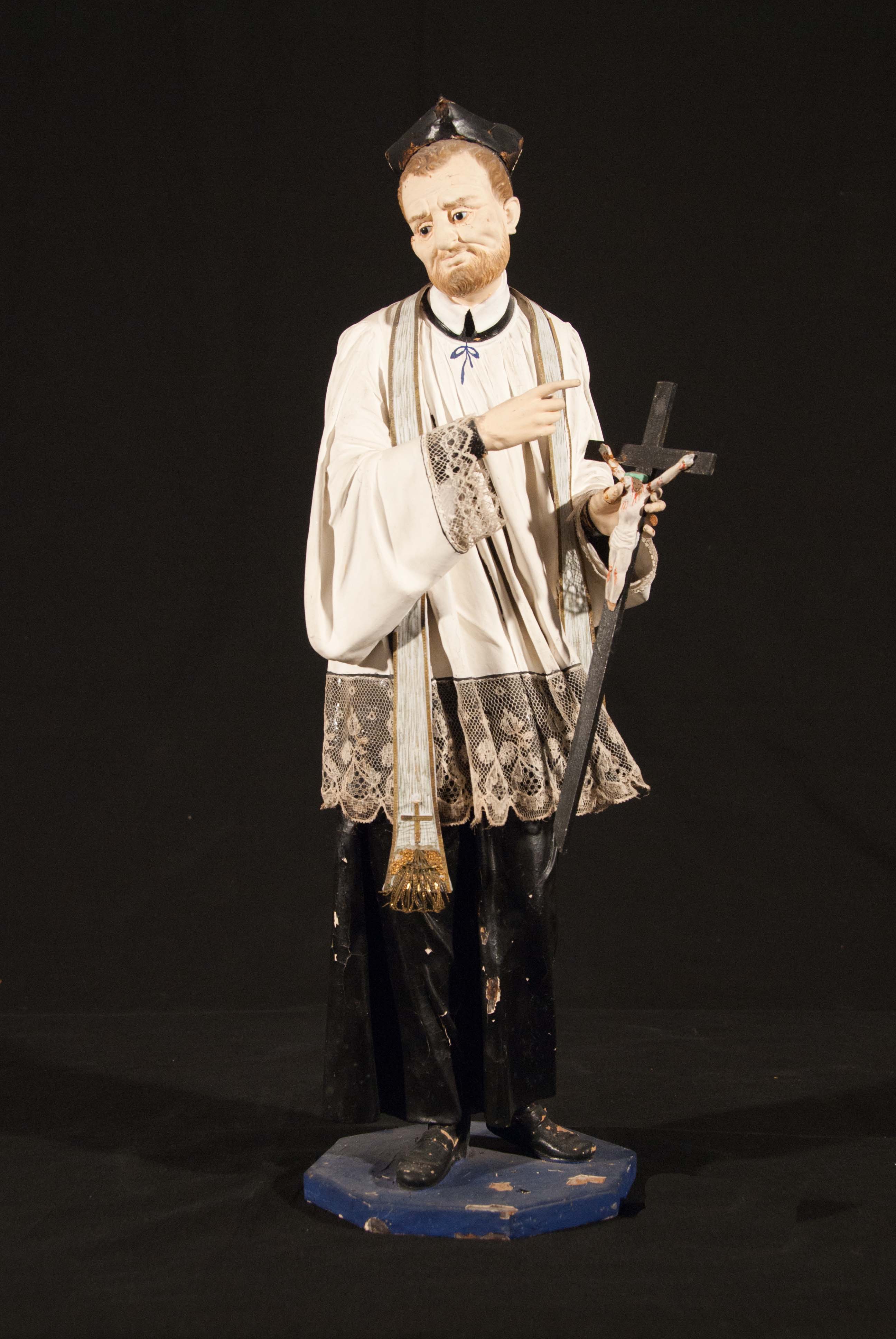 Sarcedote (statua, opera isolata) di mancante (bottega) - ambito leccese (fine XVIII)