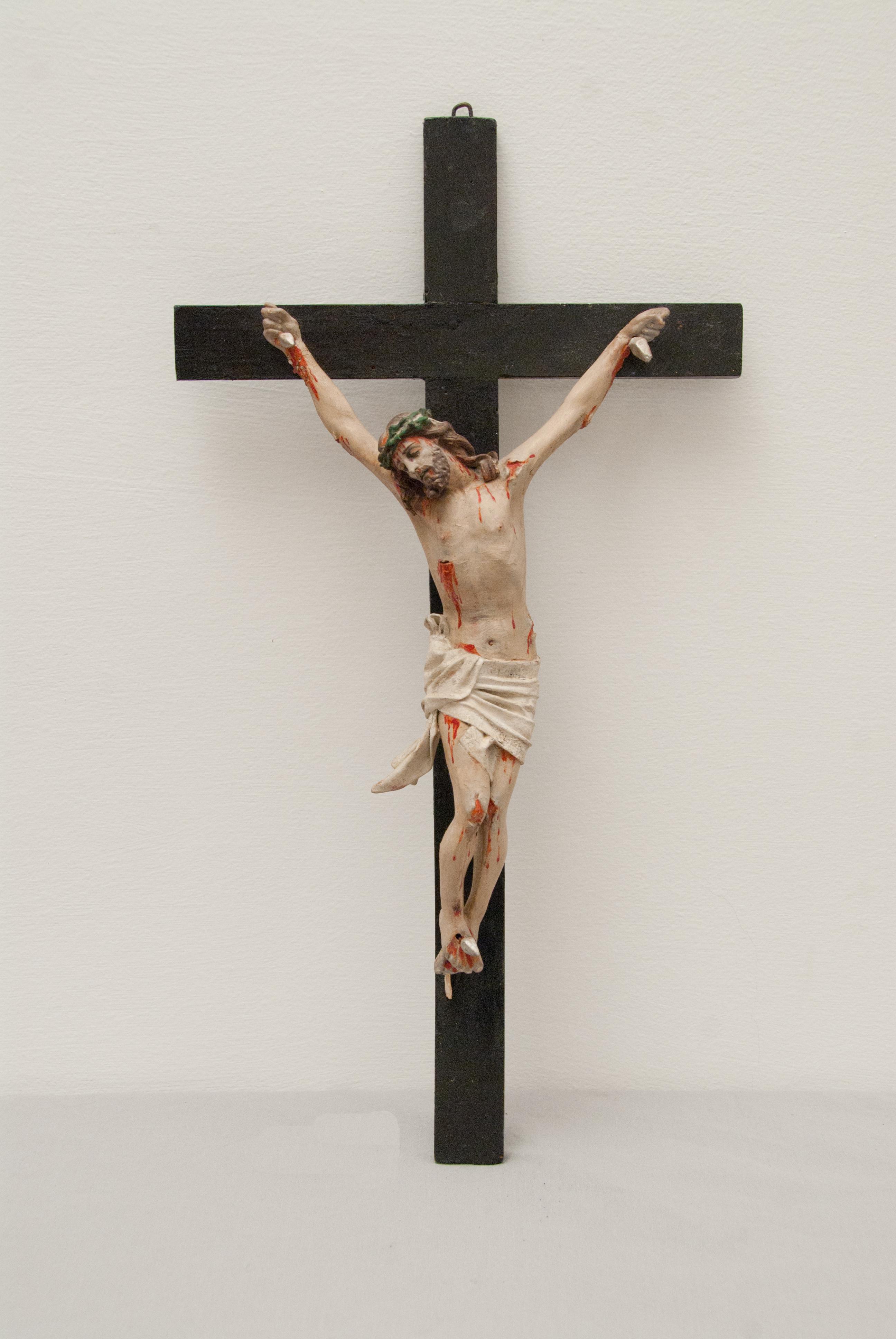 Cristo in Croce (statua, opera isolata) di mancante (bottega) - ambito leccese (inizio XIX)