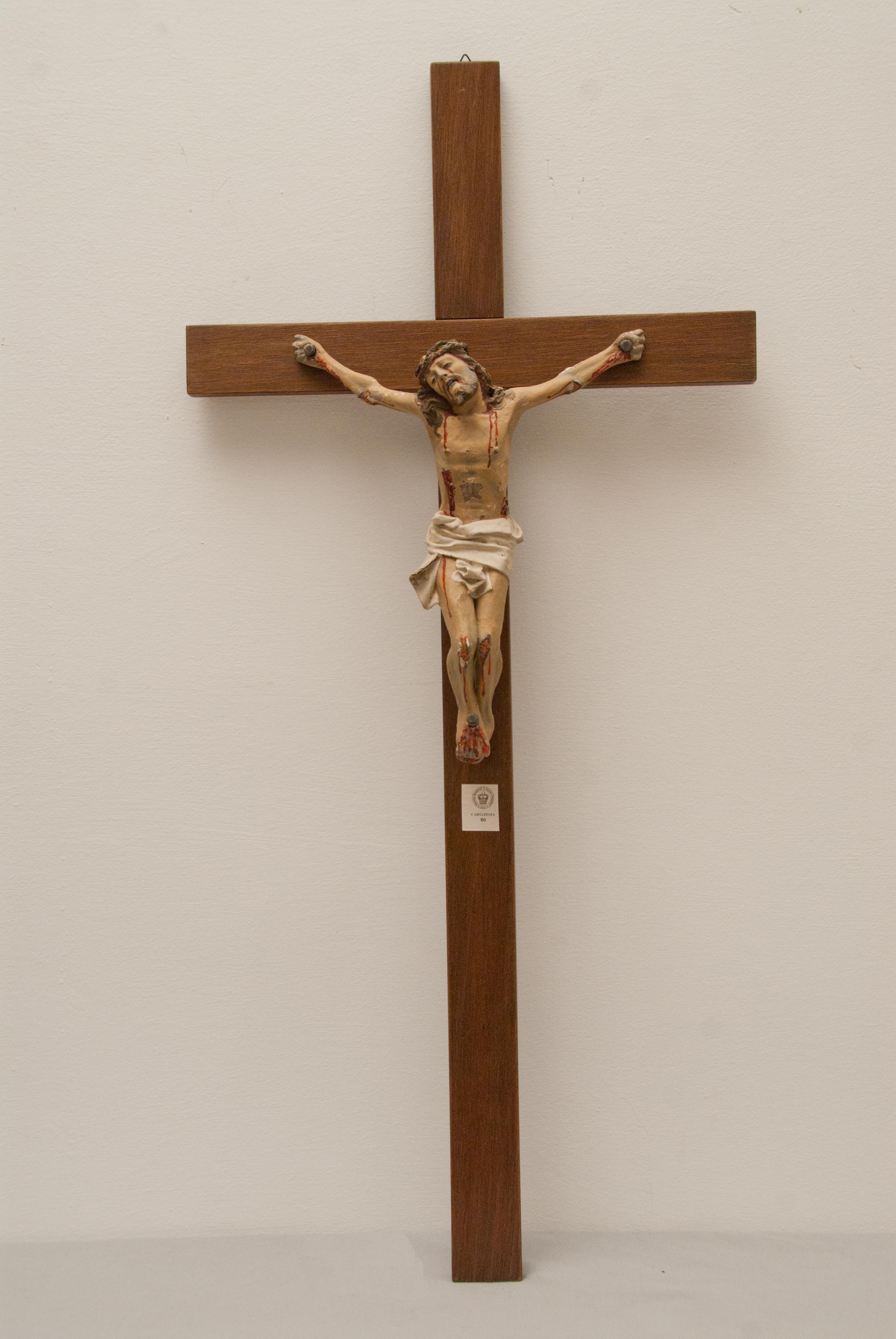 Cristo in Croce (statua, opera isolata) di mancante (bottega) - ambito leccese (inizio XIX)