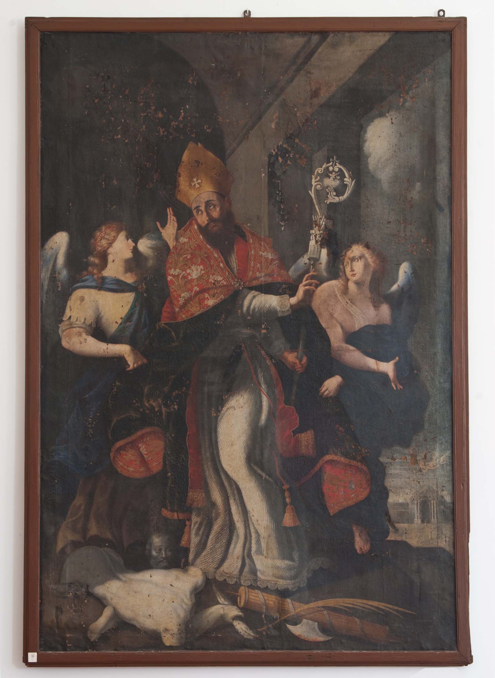 SANT'ORONZO (dipinto - dipinto su tela, opera isolata) di Ignoto (maniera) - ambito Italia meridionale (XVIII)