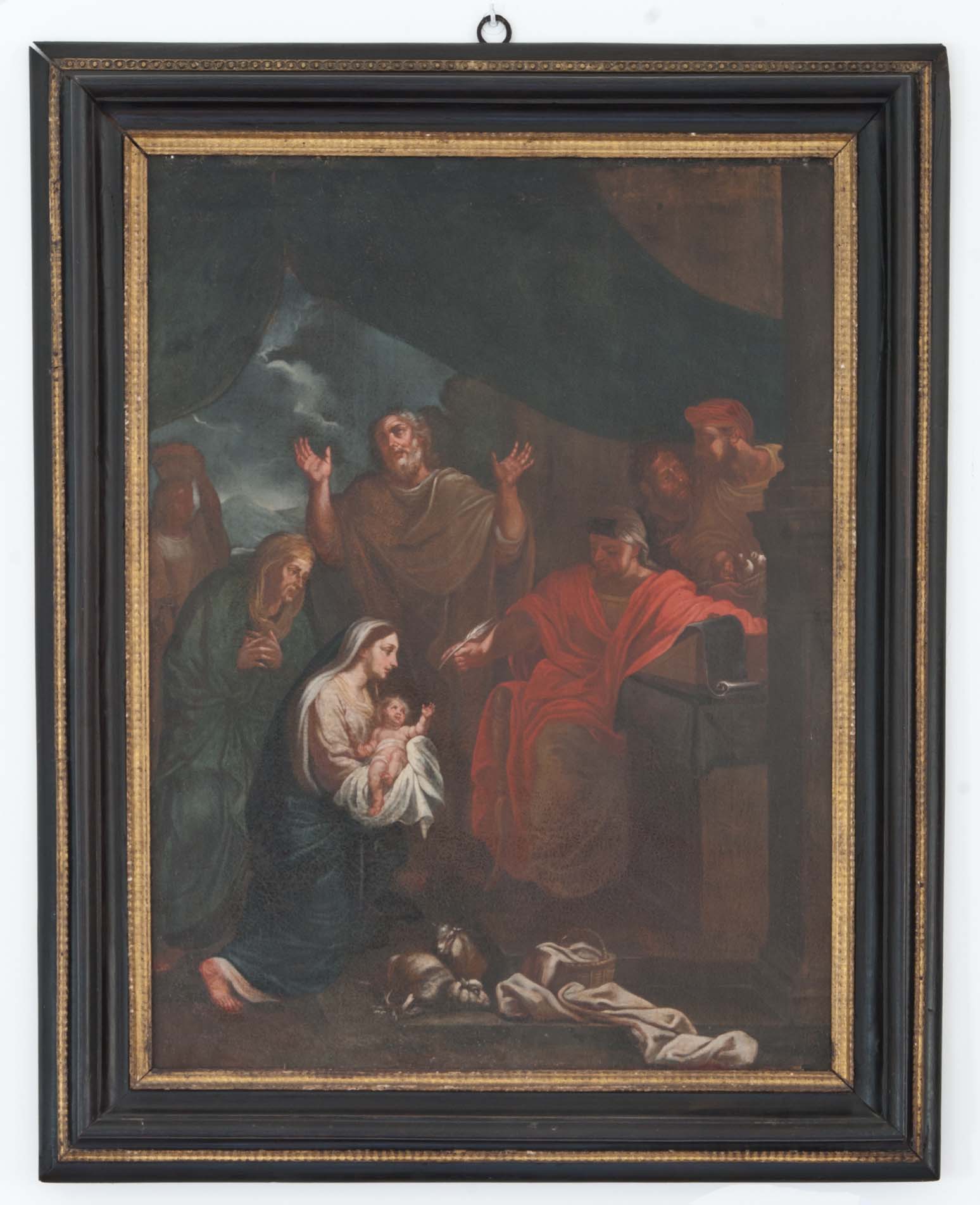 PRESENTAZIONE DI GESU’ AL TEMPIO? (dipinto - dipinto su tela, opera isolata) di Ignoto (maniera) - ambito Italia meridionale (XVIII)