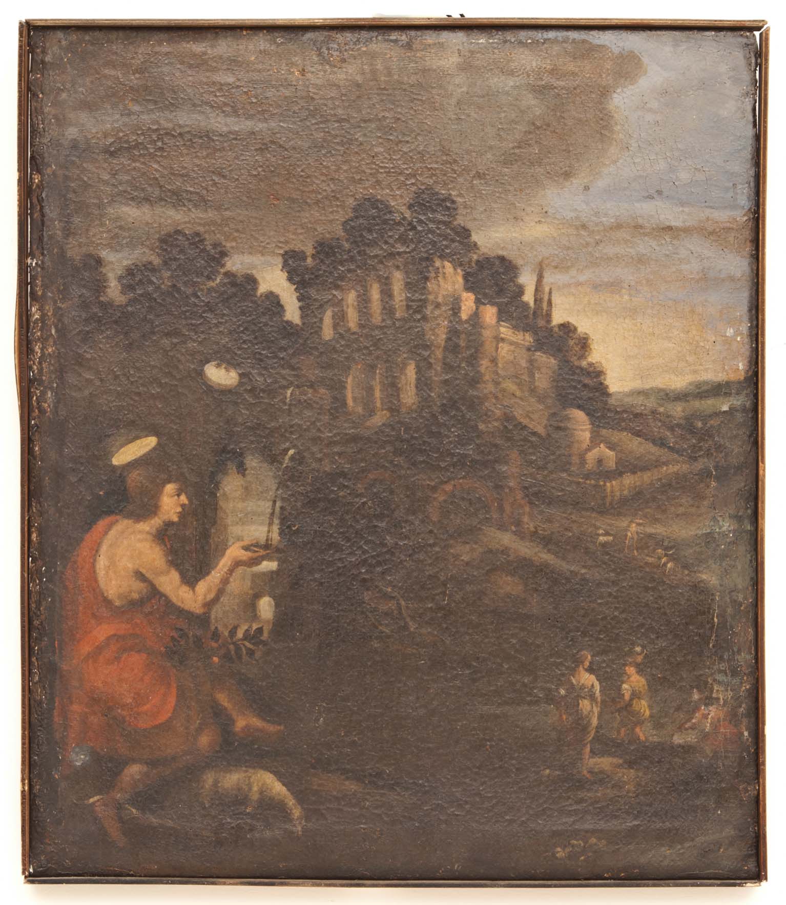 SAN CLEMENTE? (dipinto - dipinto su tela, opera isolata) di Ignoto (maniera) - ambito Italia meridionale (XVIII)