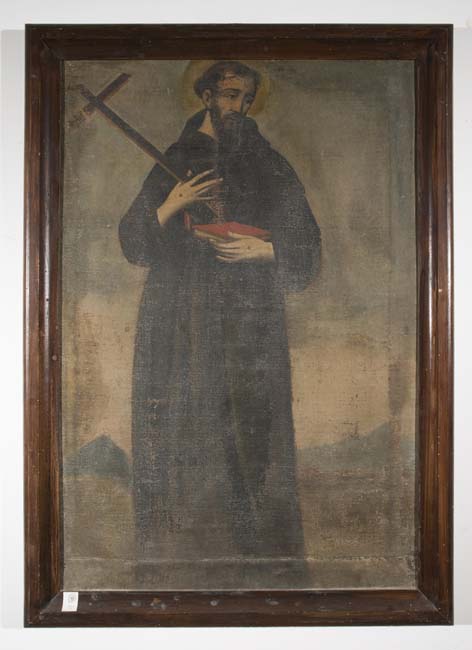 SAN FRANCESCO D'ASSISI (dipinto - dipinto su tela, opera isolata) di Ignoto (maniera) - ambito Italia meridionale (XVIII)