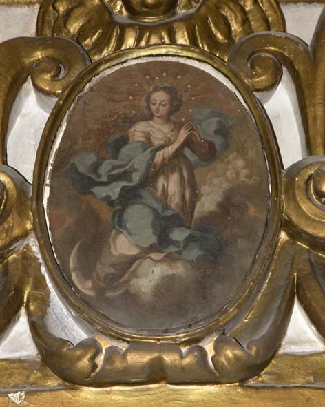 MADOONA IMMACOLATA (dipinto - dipinto su tela, opera isolata) di Ignoto (maniera) - ambito Italia meridionale (XVIII)