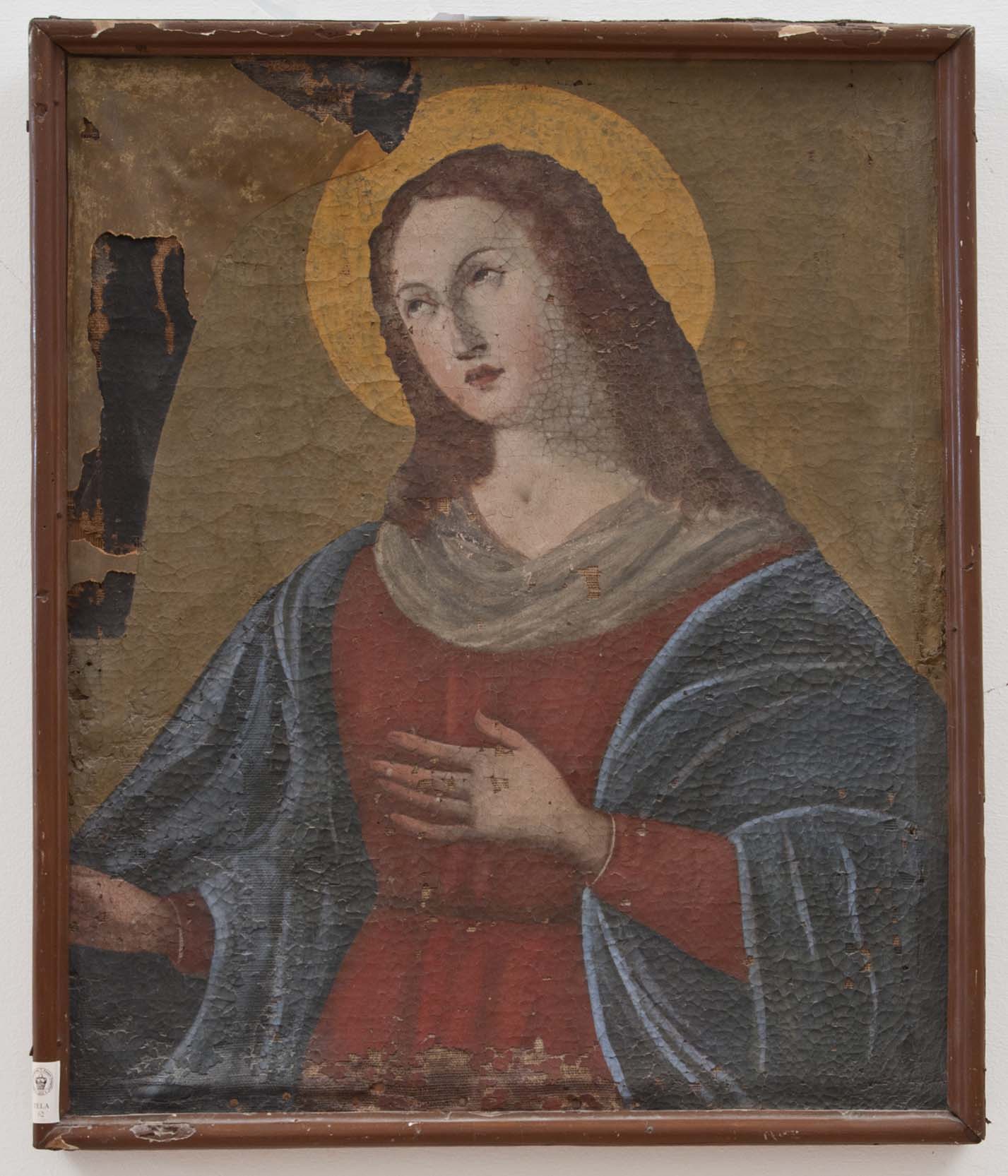 MADONNA (dipinto - dipinto su tela, opera isolata) di Ignoto (maniera) - ambito Italia meridionale (XVIII)