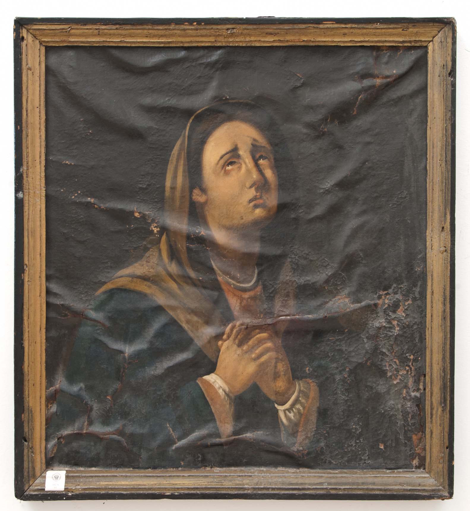 MADONNA ADDOLORATA (dipinto - dipinto su tela, opera isolata) di Ignoto (maniera) - ambito Italia meridionale (XVIII)