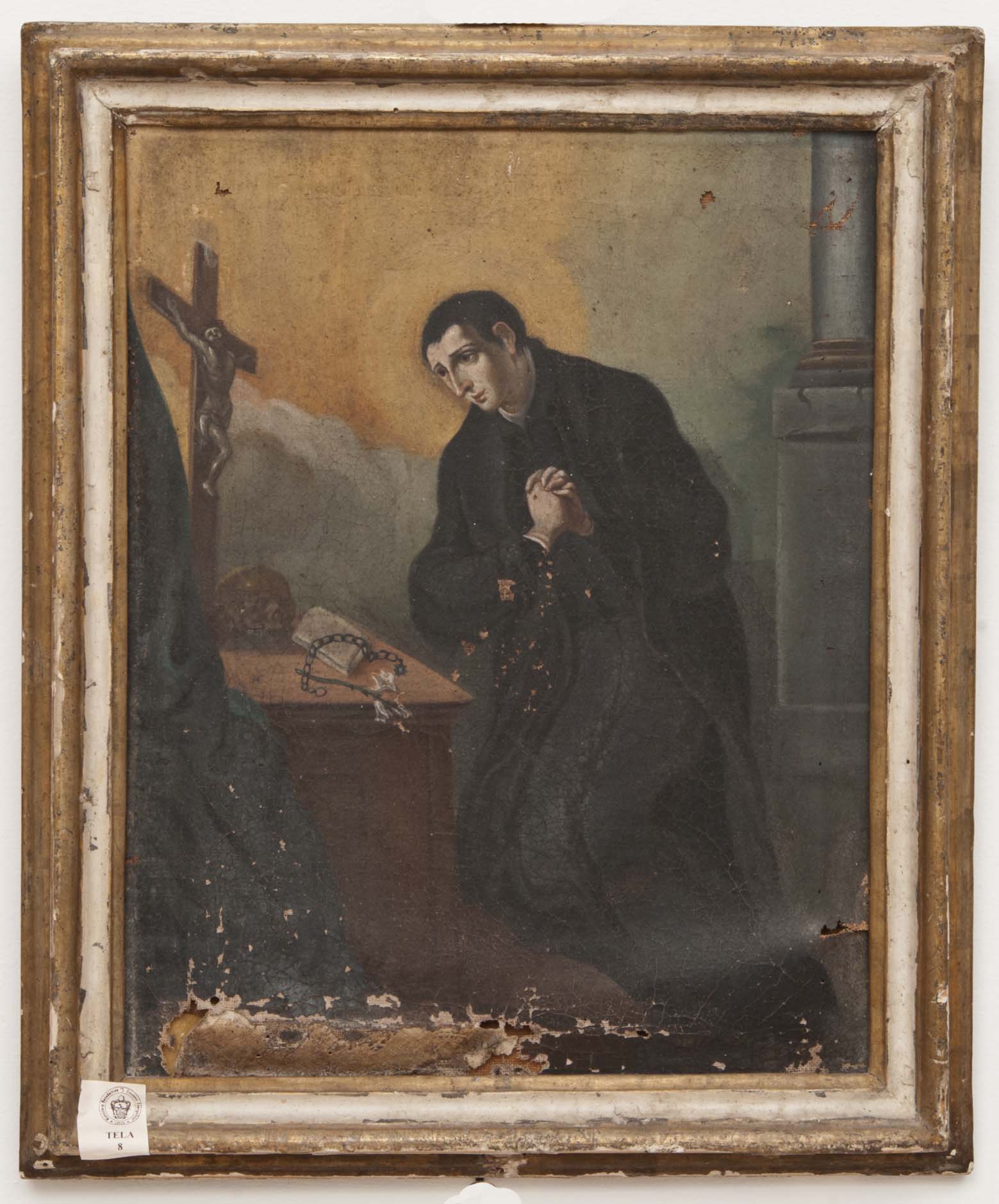 SAN LEONARDO? (dipinto - dipinto su tela, opera isolata) di Ignoto (maniera) - ambito Italia meridionale (XIX)