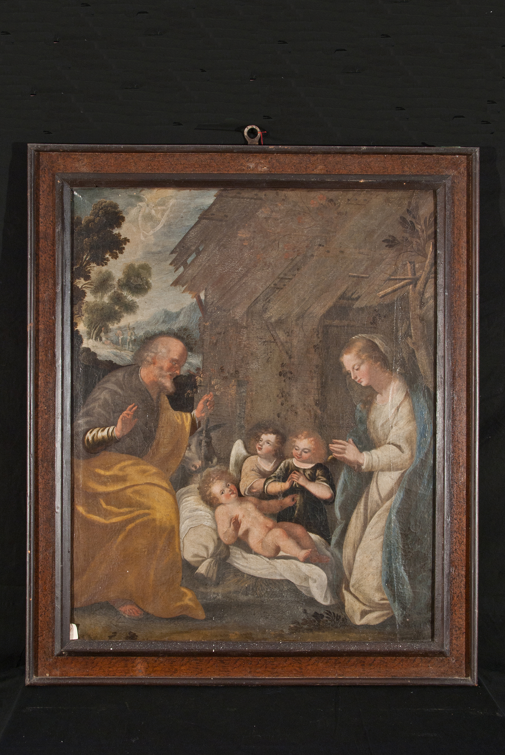 NATIVITA’ (dipinto - dipinto su tela, opera isolata) di Ignoto (maniera) - ambito Italia meridionale (XVIII)