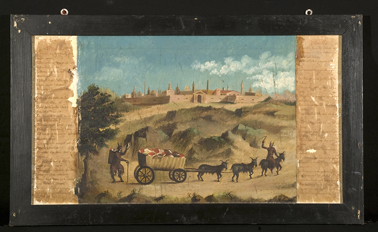 ALLEGORIA DI TITINILLO (dipinto - dipinto su tela, opera isolata) di Ignoto (maniera) - ambito Italia meridionale (XIX)
