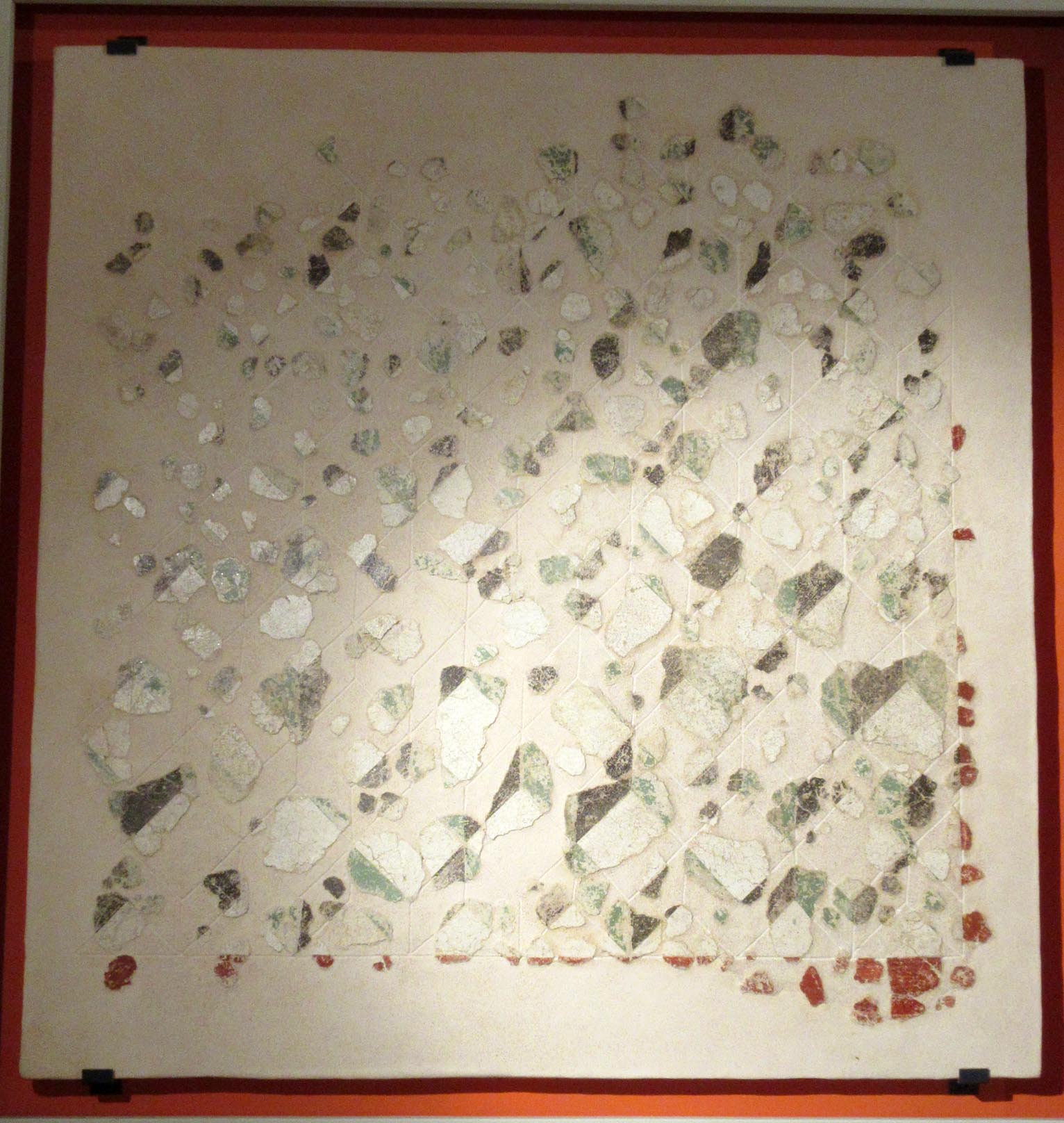 cubi prospettici (opera parietale) (fine/ metà I-II)