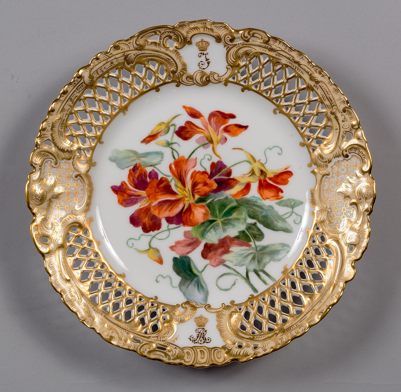 piatto piano - manifattura tedesca (secc. XIX-XX)