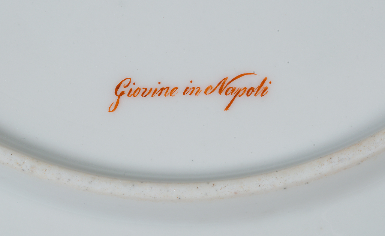 servizio da frutta di Honoré, manifattura, Giovine, bottega (secondo quarto sec. XIX)