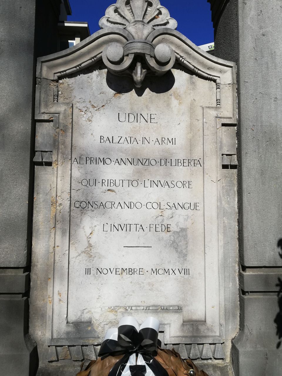 soggetto assente (monumento ai caduti - a stele) - ambito Italia nord-orientale (XX)