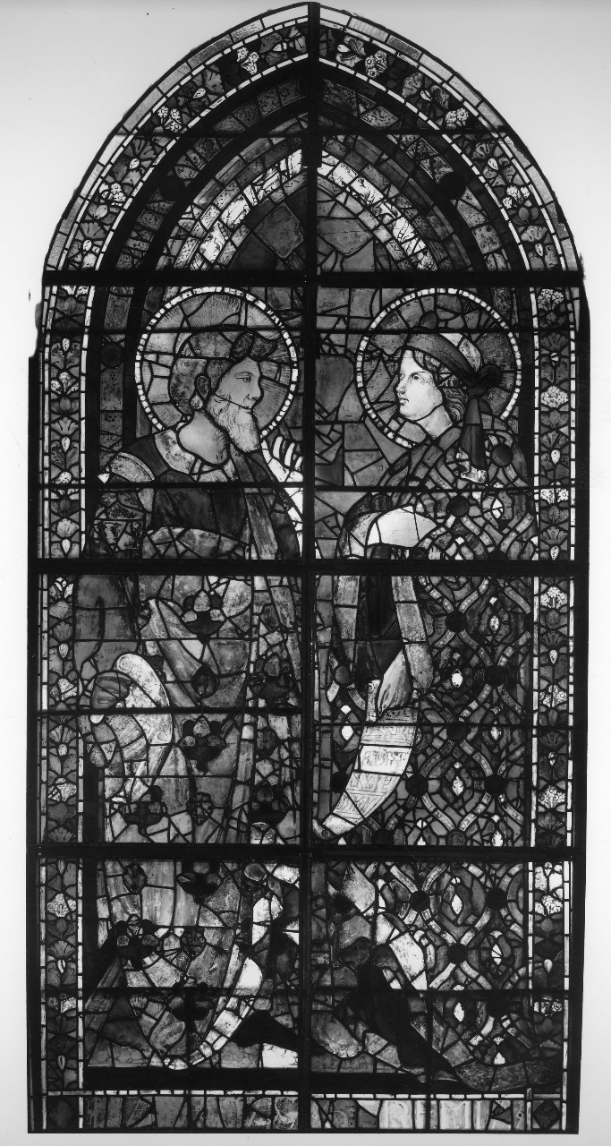 Profeti (vetrata) di Bernardo di Francesco (attribuito) (sec. XV)