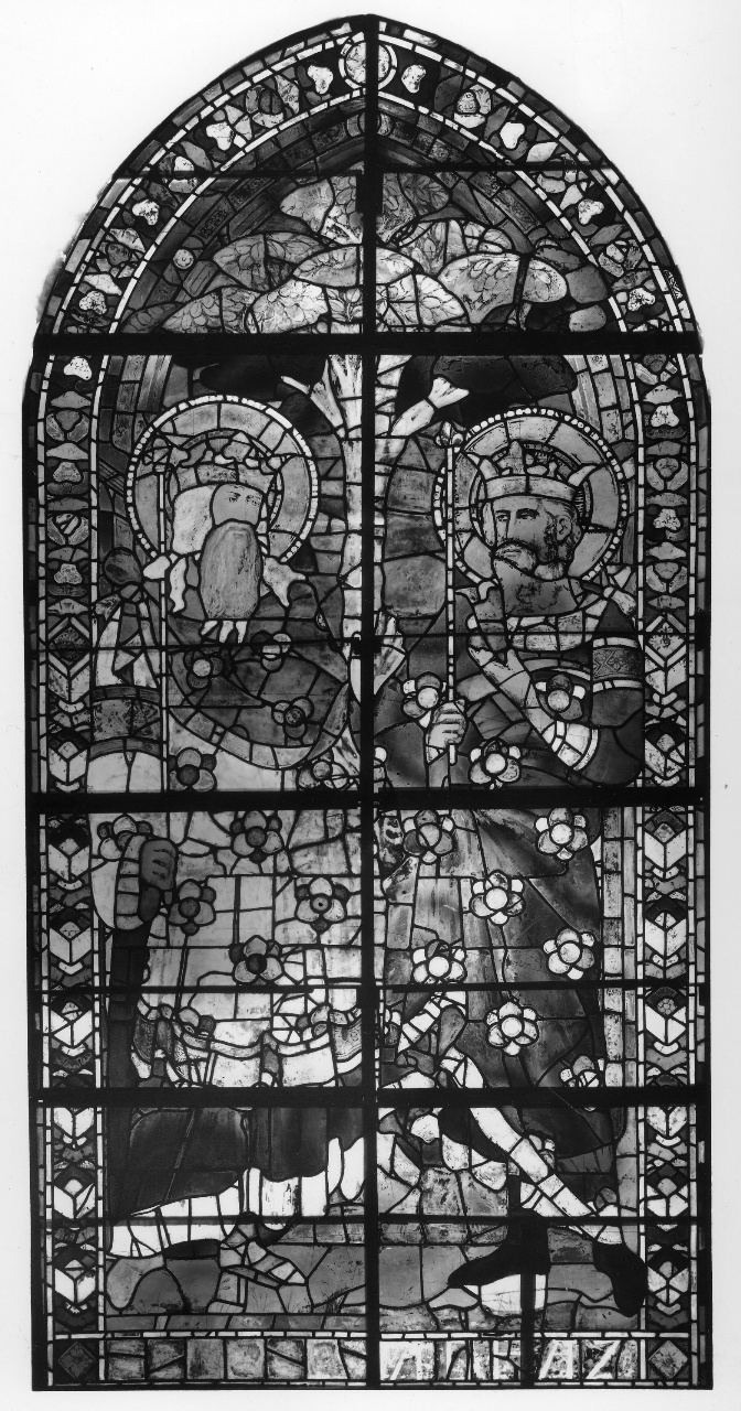 Re dell' Antico Testamento (vetrata) di Bernardo di Francesco (attribuito) (sec. XV)