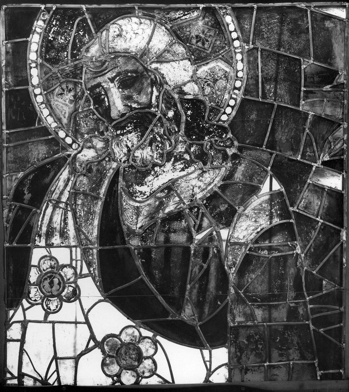 ascensione di Cristo (vetrata) di Ghiberti Lorenzo (attribuito), Bernardo di Francesco (attribuito) (sec. XV)