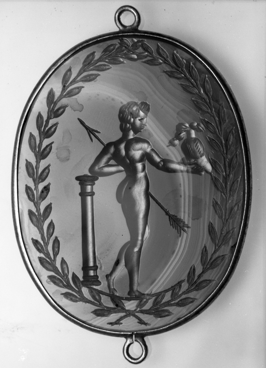 allegoria della Vittoria (decorazione a intaglio) - bottega italiana (?) (prima metà sec. XVII)