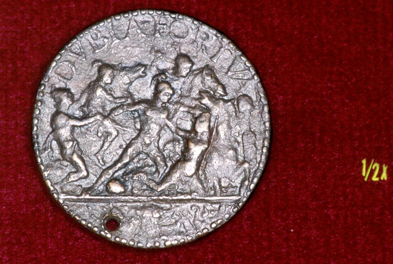 scena di battaglia (medaglia) di Alari Bonacolsi Pier Jacopo detto Antico (secc. XV/ XVI)