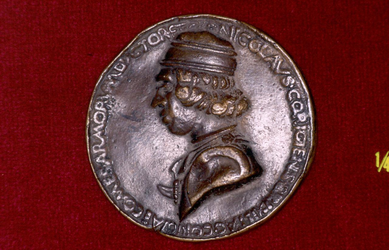 ritratto di Niccolò da Correggio, frate Niccolò da Correggio (medaglia) di Savelli Sperandio detto Sperandio da Mantova (ultimo quarto sec. XV)