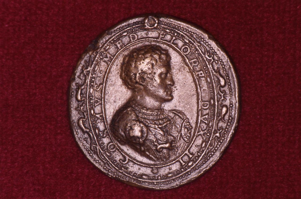 ritratto di Cosimo I de' Medici (medaglia) di Domenico di Polo detto Domenico de' Vetri (prima metà sec. XVI)