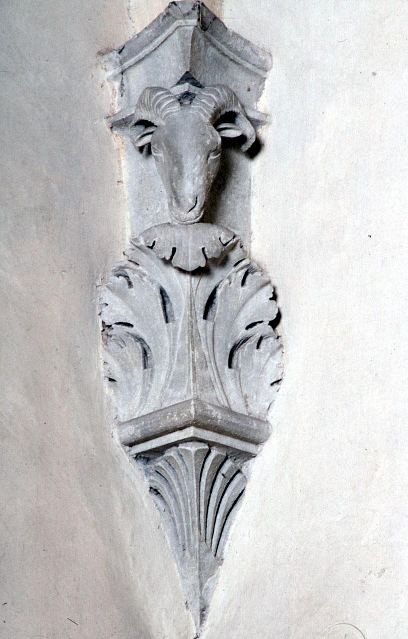 peduccio - angolare di Simone del Pollaiuolo detto Cronaca - bottega toscana (sec. XV)