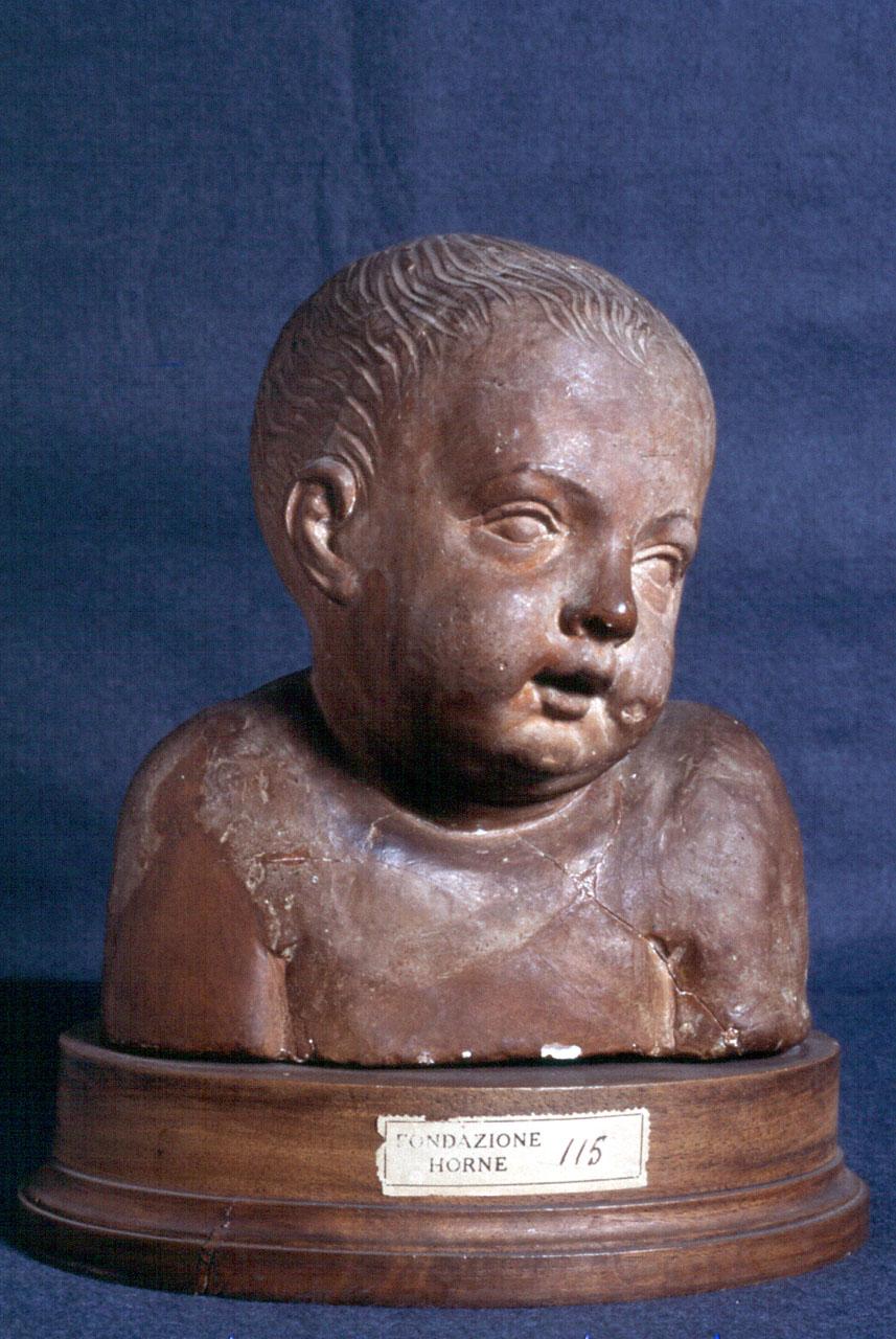 testa di bambino (scultura) - ambito fiorentino (terzo quarto sec. XV)
