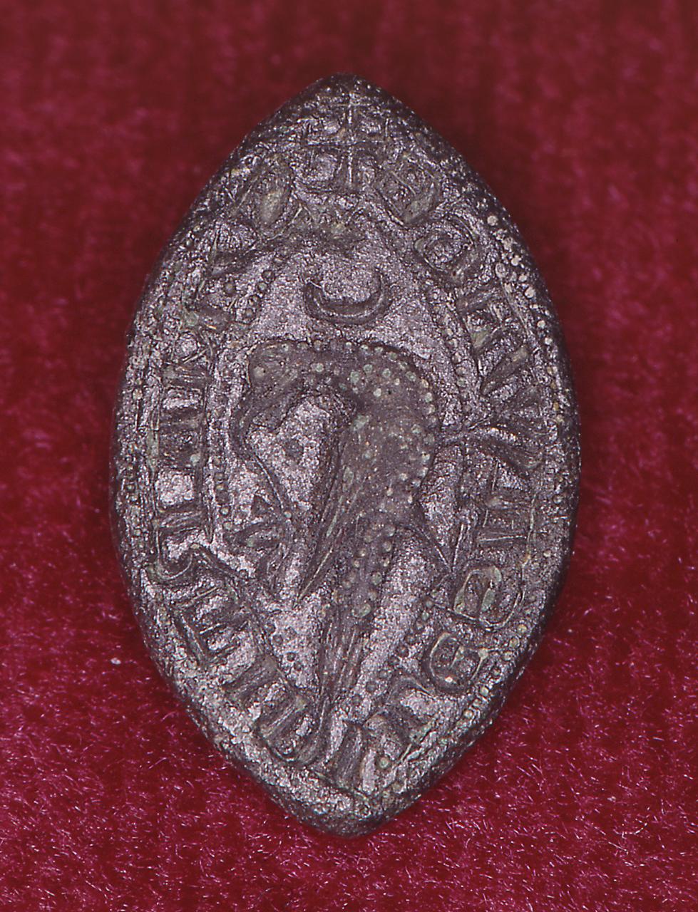 stemma gentilizio (?) (matrice di sigillo) - ambito Europa settentrionale (sec. XIX)