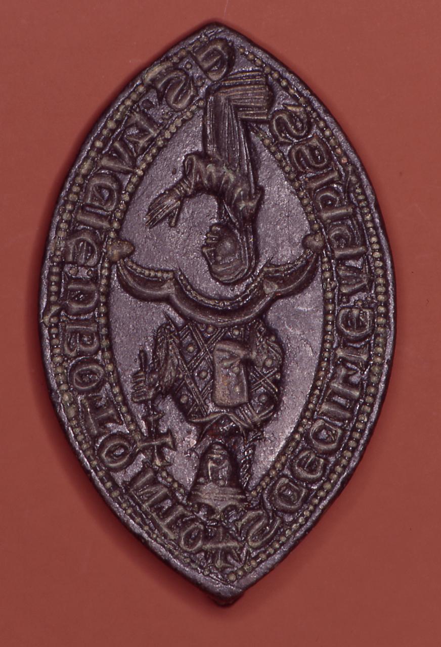 Santa Lucia (?), badessa Cecilia (matrice di sigillo ecclesiastico) - bottega pugliese (prima metà sec. XIII)