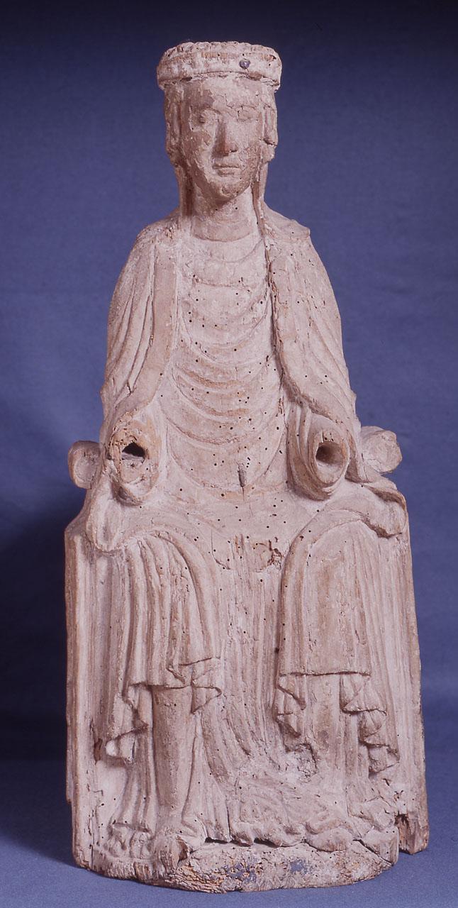 Madonna in trono (statua) - ambito italiano (sec. XIII)