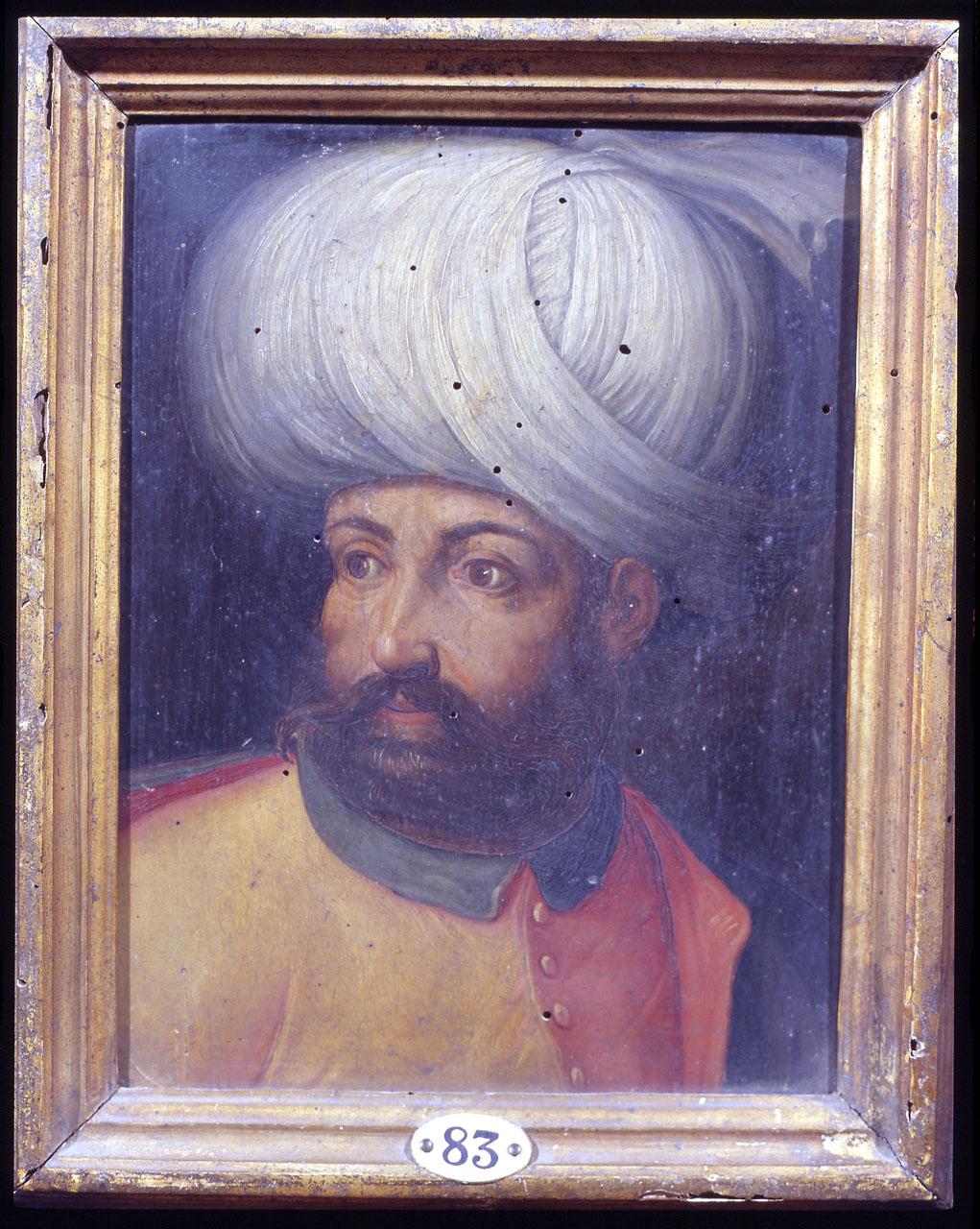 ritratto del sultano Selim I (dipinto) - ambito veneto (sec. XVI)
