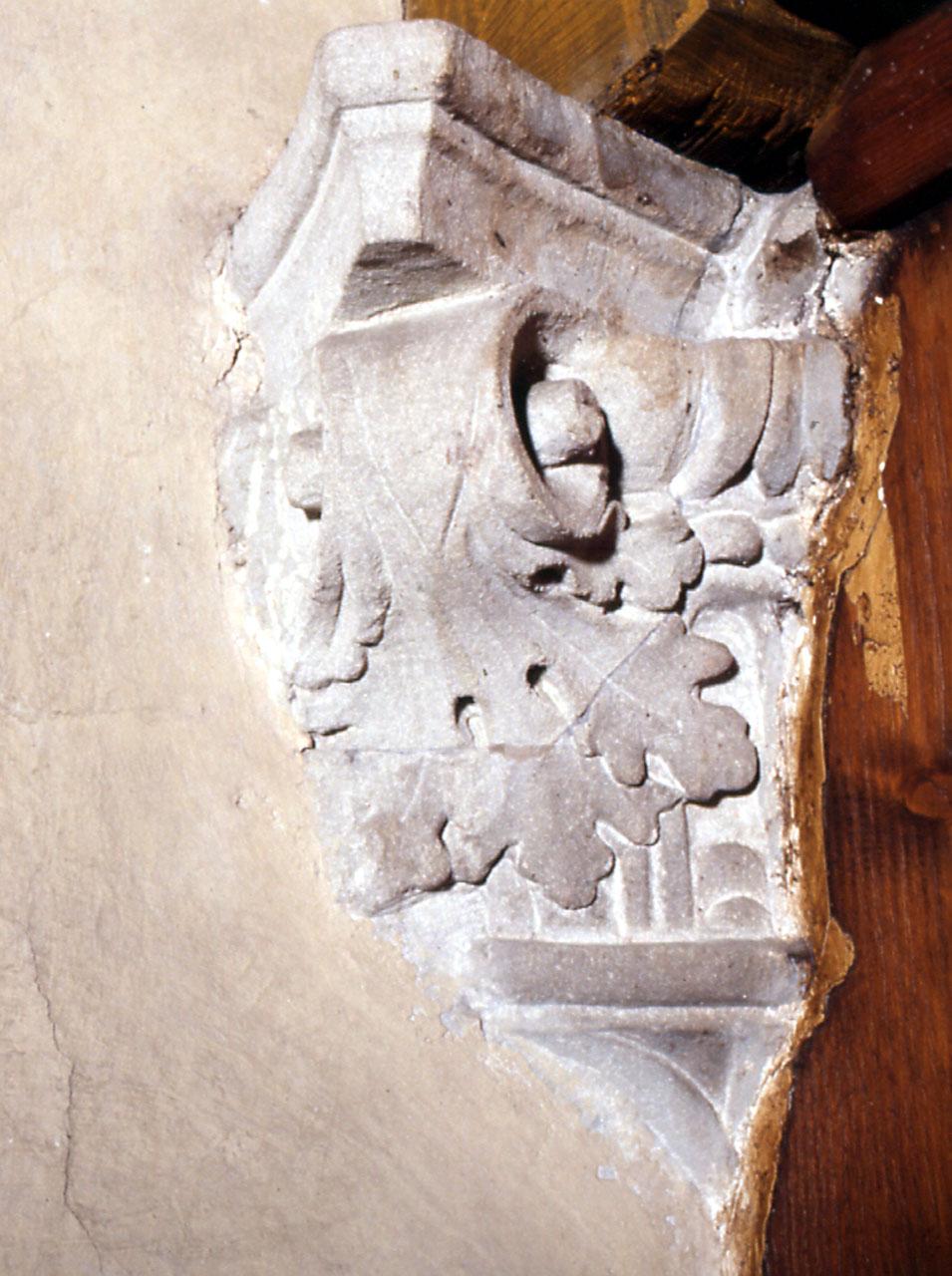 peduccio - angolare di Simone del Pollaiuolo detto Cronaca - bottega fiorentina (sec. XV)