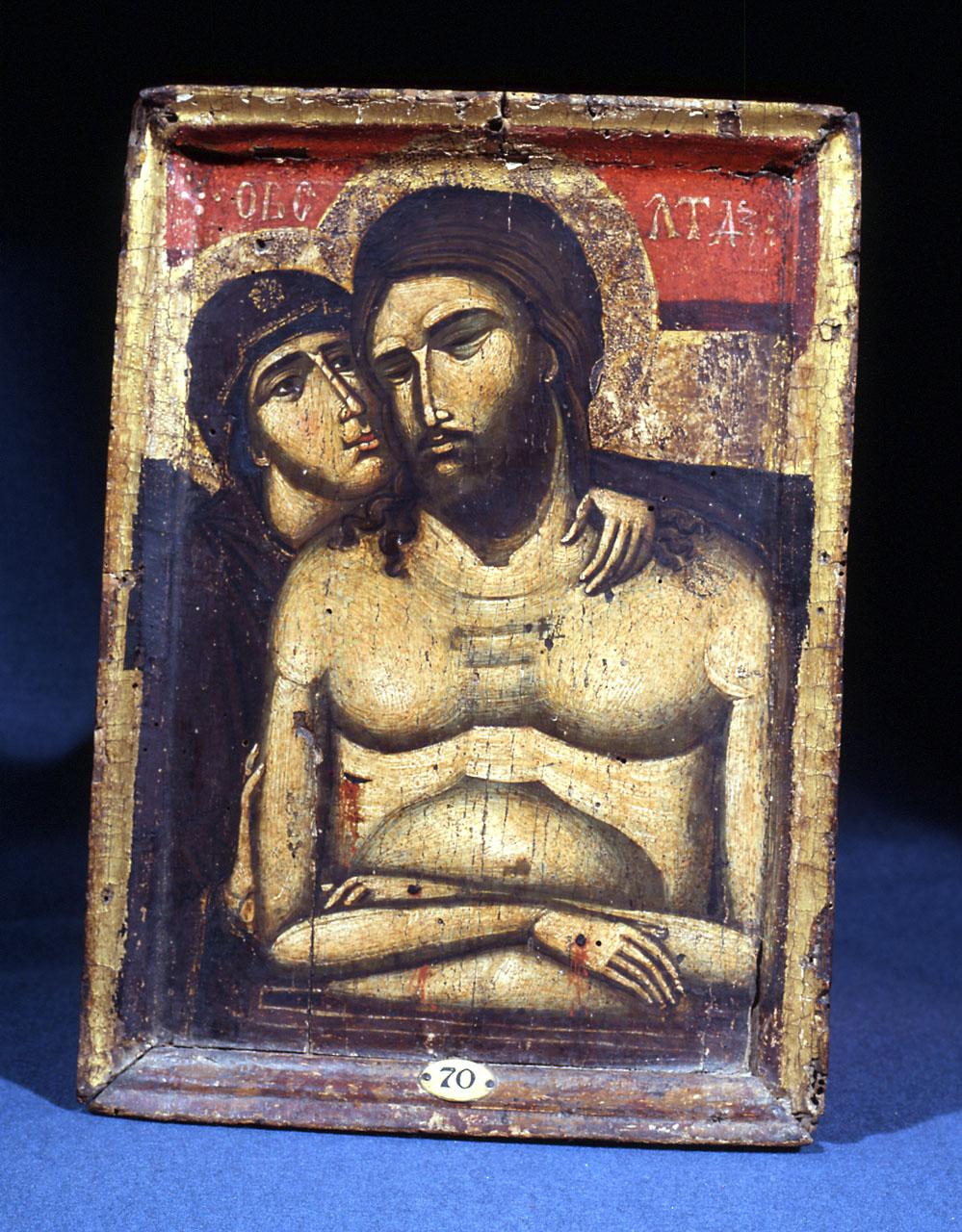 Cristo in pietà (dipinto) - ambito italiano (?) (secondo quarto sec. XIV)