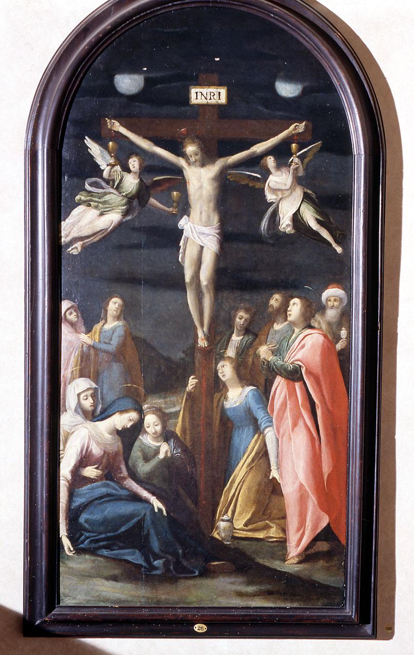 crocifissione di Cristo (dipinto) - ambito fiorentino (fine/ inizio secc. XVI/ XVII)