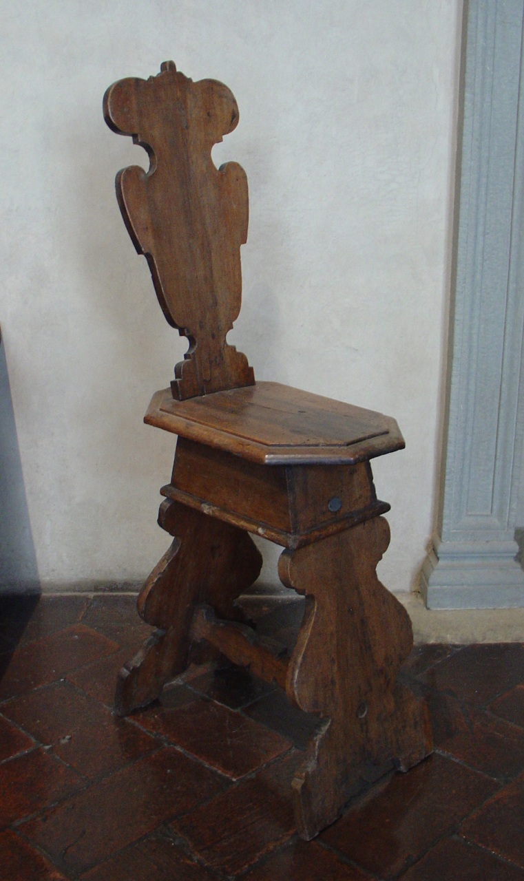 sgabello - manifattura toscana (ultimo quarto sec. XVI)