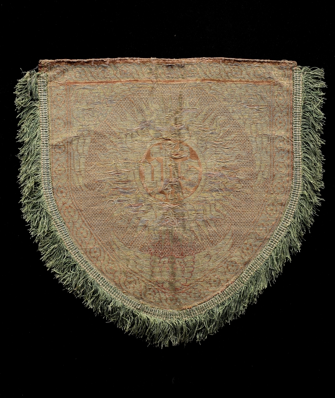 monogramma di San Bernardino da Siena (cappuccio di piviale) - manifattura fiorentina (seconda metà sec. XV)