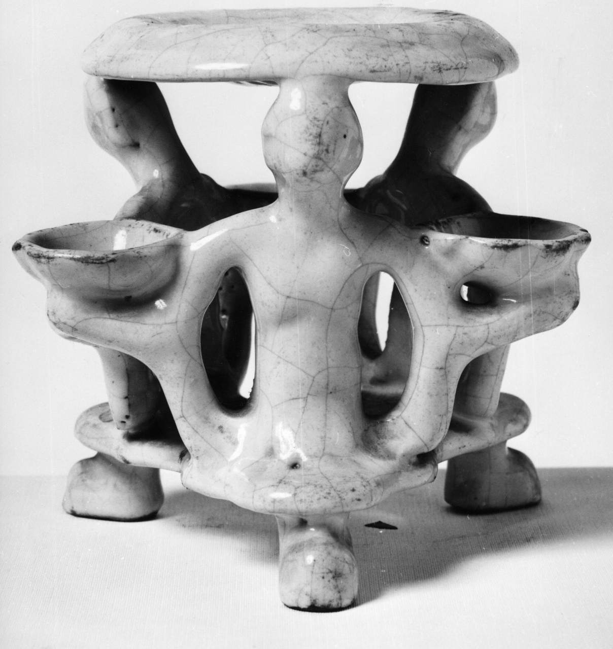 saliera - manifattura savonese (secc. XVI/ XVII)