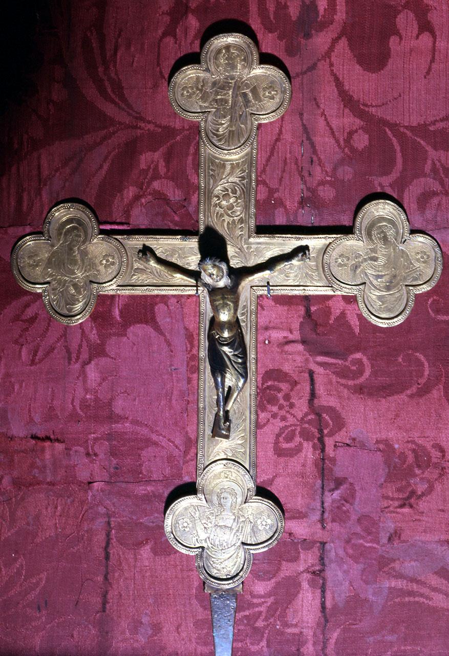 croce processionale - bottega fiorentina (prima metà sec. XV)