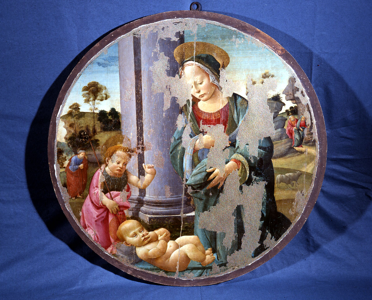 adorazione di Gesù Bambino (dipinto) di Bartolomeo di Giovanni (seconda metà sec. XV)