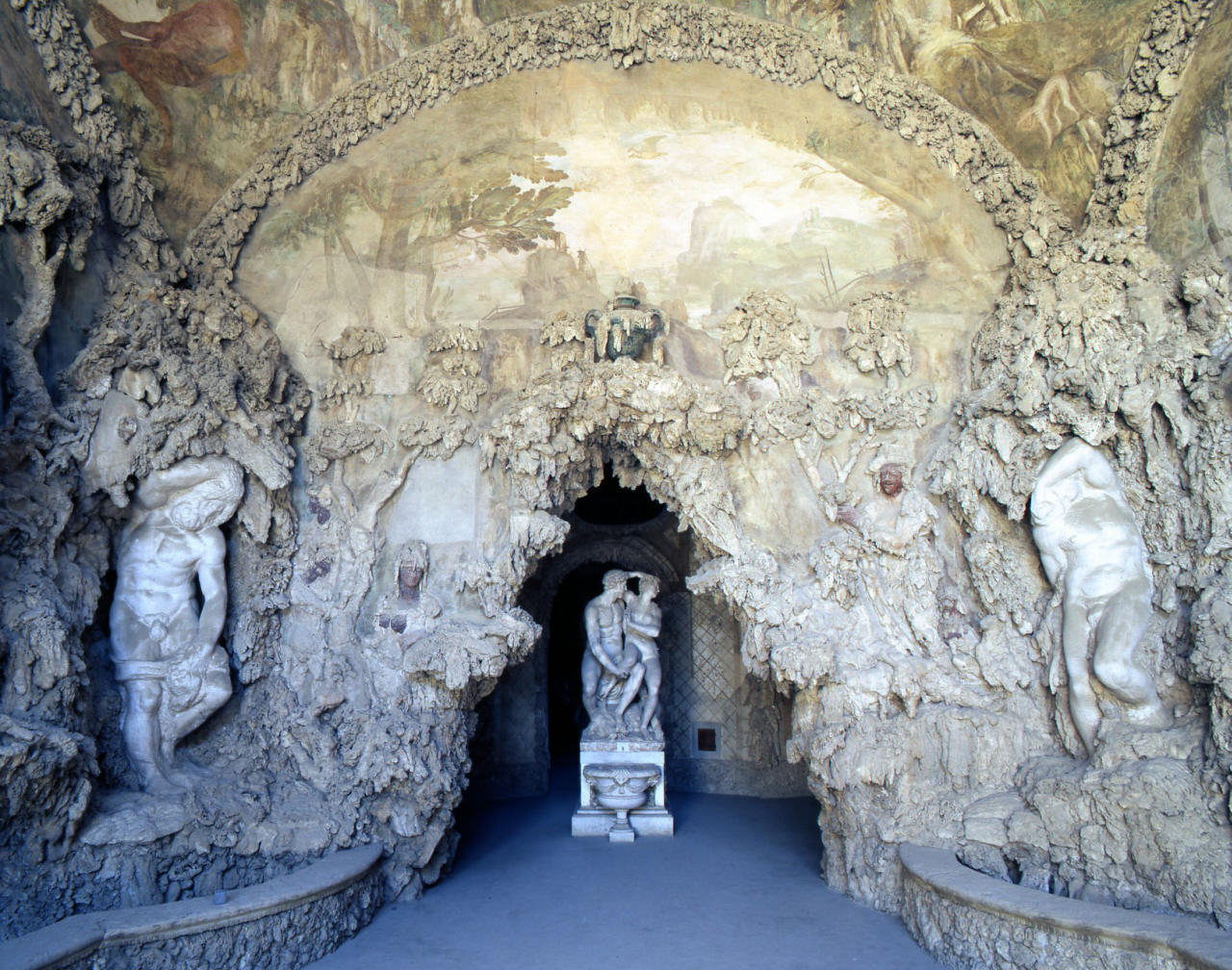 scene pastorali e figure allegoriche (decorazione plastica, ciclo) di Buontalenti Bernardo, Mati Piero (sec. XVI)